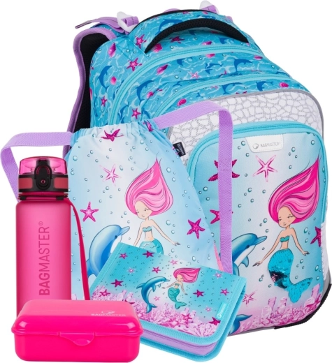 Bagmaster LUMI veľký školský set pre prvákov – morská panna