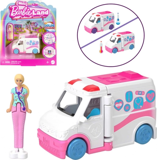 Mini Barbie land – sanitka s minipanenku