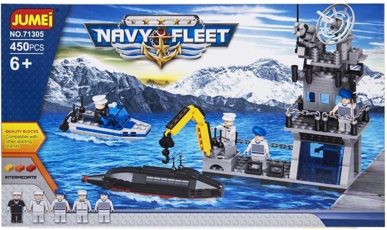 Stavebnica Jumei navy fleet – námorníctvo 450 dielikov