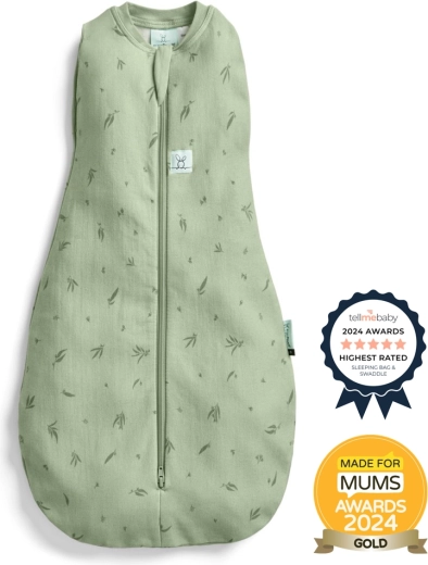 Zavinovačka a spacý vak 2 v 1 ERGOPOUCH Cocoon Willow, 6–12 mesiacov, 8–10 kg, 0,2 TOG