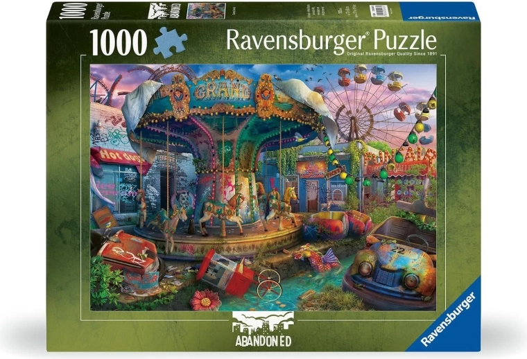 Puzzle Ravensburger Abandoned: Ponurá púť 1000 dielikov