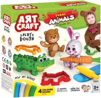 Art Craft sada na modelovanie zábavné zvieratká 200 g