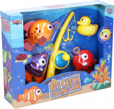 Chytanie rybičiek s kačičkou