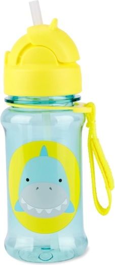 Skip Hop Zoo tritanová fľaša s brčkom 355 ml žralok