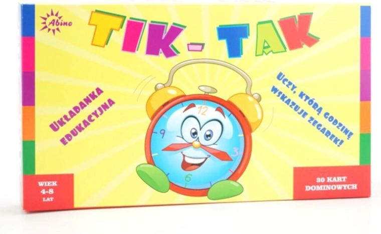 Skladačka Tik Tak – domino na učenie hodín