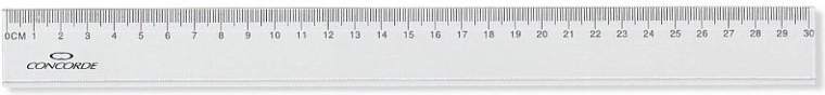 Pravítko CONCORDE 30 cm transparentné