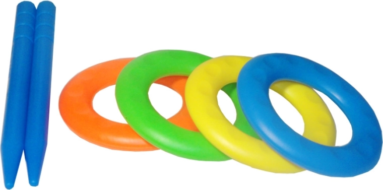 Plážová hra – hádzanie krúžkov