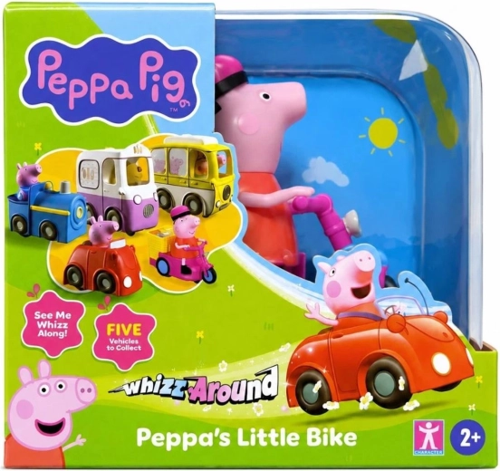 Prasiatko Peppa vozidlo na batérie Peppino koleso - 1 kus
