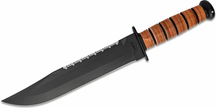 KA-BAR Big Brother – survival nôž 24 cm s koženou rukoväťou a puzdrom