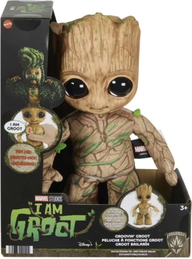 Marvel tancujúci plyšový Groot 28 cm