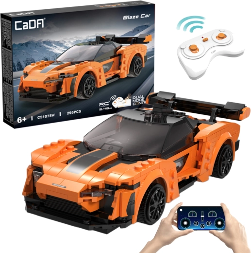 CaDA diaľkovo ovládané športové auto Blaze Car oranžové