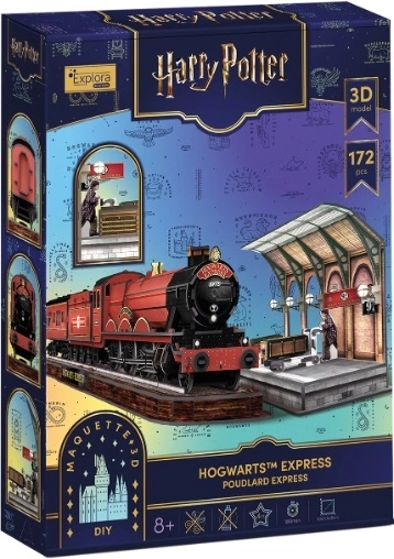 Cubic Fun Harry Potter Rokfortský expres 3D puzzle