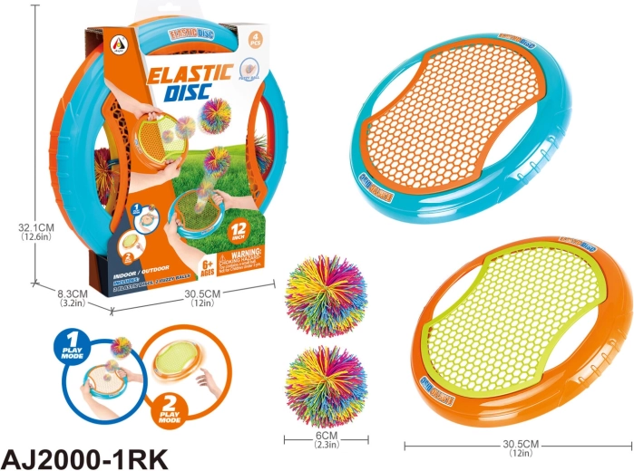 Hádzacia hra s odrážacími diskami a loptičkami