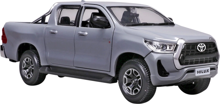 Maisto Toyota Hilux špeciálna edícia – model auta 1:24 sivý