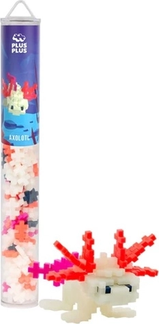Stavebnica Plus-Plus axolotl 2D/3D, 100 dielikov v tube