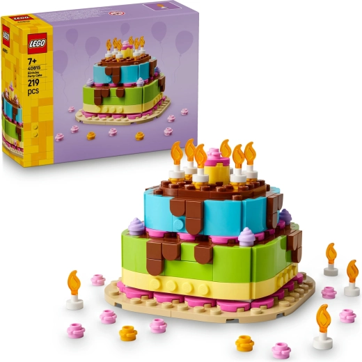 LEGO Iconic torta na narodeninovú oslavu