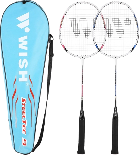Súprava bedmintonových rakiet WISH Steeltec 9