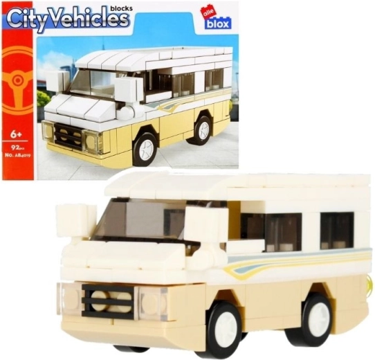 Stavebnica mestský autobus (92 dielikov) - 1 kus