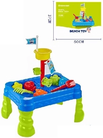 Stolík na hranie s pieskom a vodou, 20-dielna sada