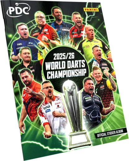 Samolepkové album World Darts Championship 2026 (mäkká väzba) – 1 kus