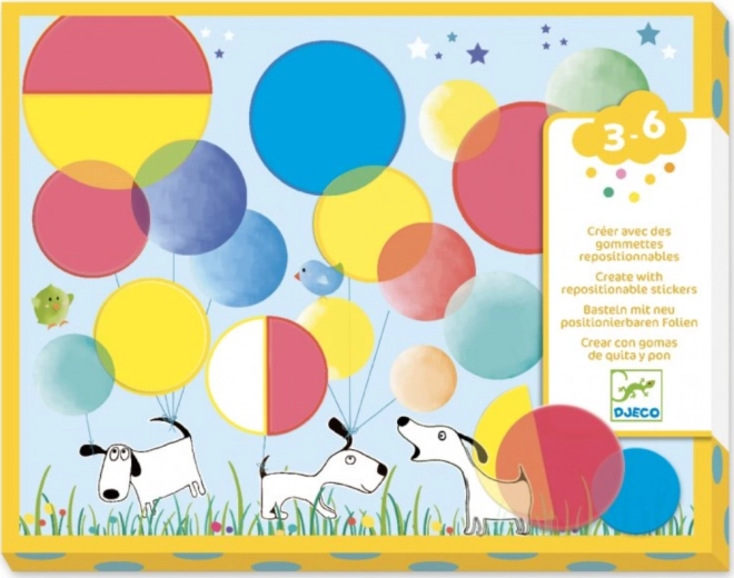 Djeco Dúhová koláž: Magické kruhy