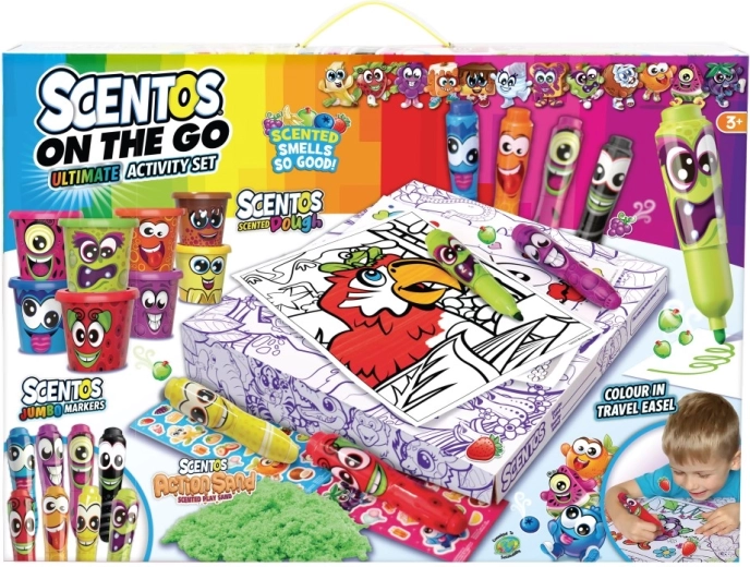 Voňavá kreatívna sada na cesty Scentos Ultimate