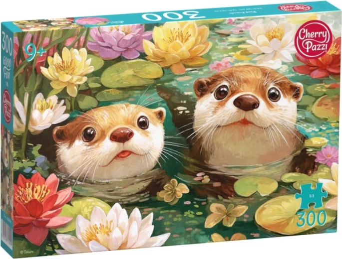 CHERRY PAZZI puzzle Dve vydry 300 dielikov
