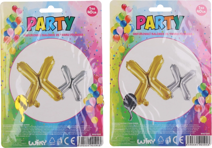 Nafukovací balónik písmeno X