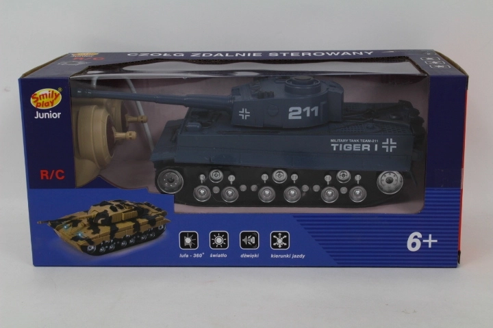 Rc tank s nabíjačkou – modrý