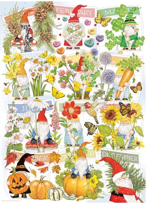 Cobble Hill puzzle Veselý život trpaslíkov 1000 dielikov