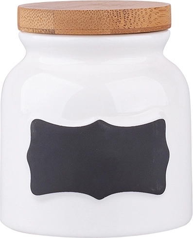 Porcelánová dóza Regular 200 ml s bambusovým viečkom