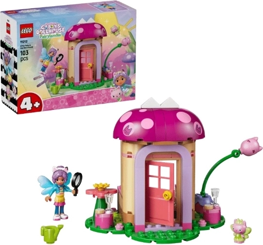LEGO Gabby’s Dollhouse záhradný domček vílej mačičky