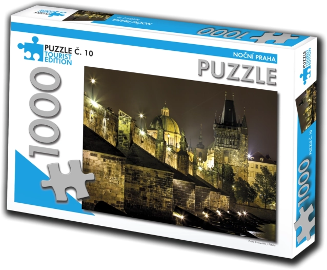 Puzzle Nočná Praha 1000 dielikov