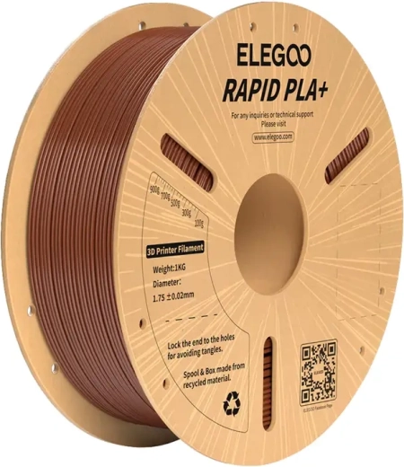 Elegoo Rapid PLA+ filament hnedý 1 kg 1,75 mm