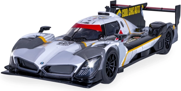 Kovový model BMW M Hybrid V8 1:24 sivý