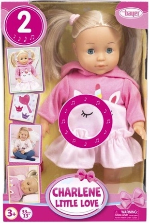 Interaktívna bábika Charlene BAYER, 33 cm