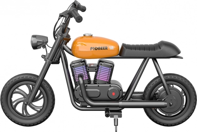 HYPER GOGO Pioneer 12 Plus Orange - detská elektrická motorka