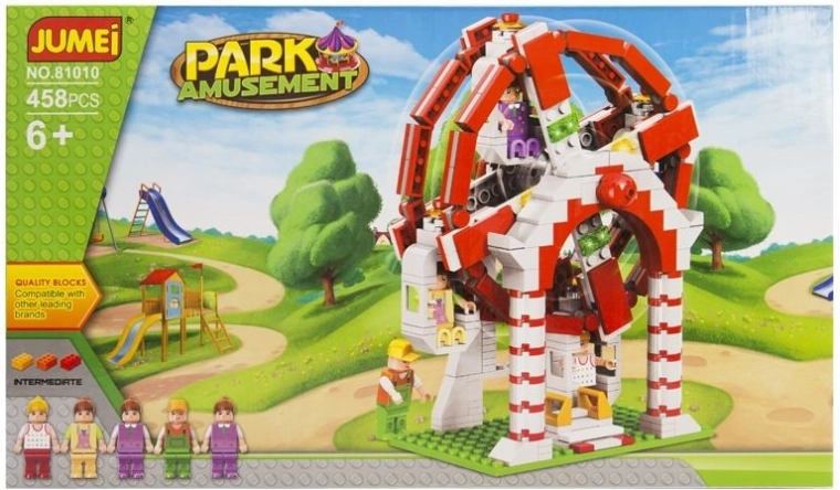 Stavebnica Jumei zábavný park 458 dielikov (47 × 28 cm) - 1 kus