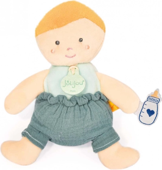 Doudou Jolijou bábika 18 cm zelená