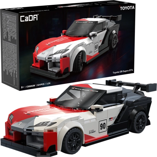 Stavebnica CaDA závodné vozidlo TOYOTA GR Supra GT4 (1:24, 324 dielikov)