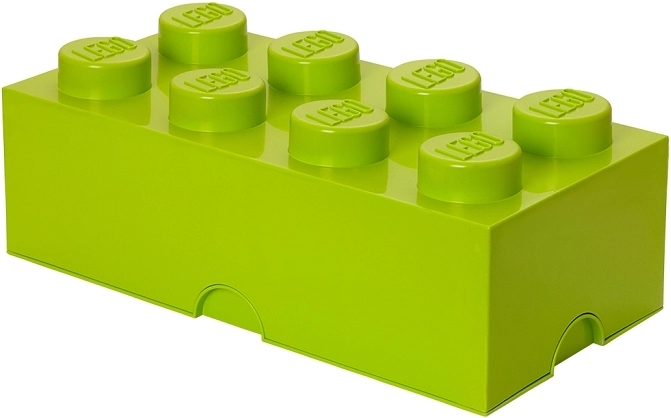 LEGO úložný box 8 svetlozelený