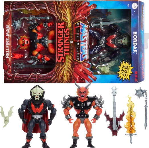 Mattel Masters of the Universe Origins x Stranger Things sada figúrok Hordak a Hellfire-Man