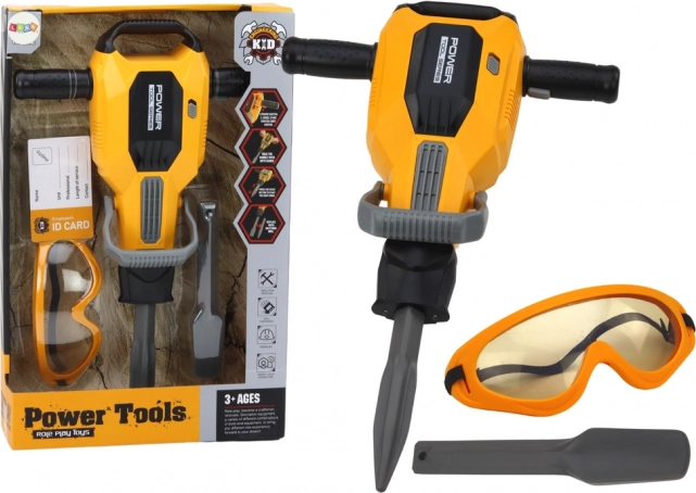 Detské pneumatické kladivo so sadou príslušenstva