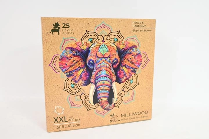 Milliwood Peace and harmony – sila slona, drevené puzzle