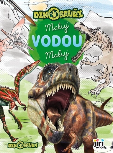 Maľovanie vodou - Dinosaurus
