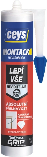 Montážne lepidlo transparentné 300 ml MONTACK CEYS