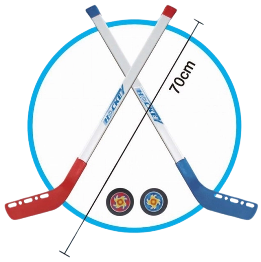 Sada detských hokejok s pukom – 4 kusy