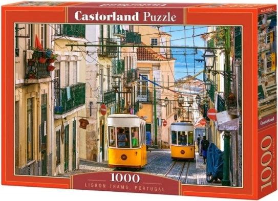 Puzzle 1000 dielikov Lisabonské električky Portugalsko