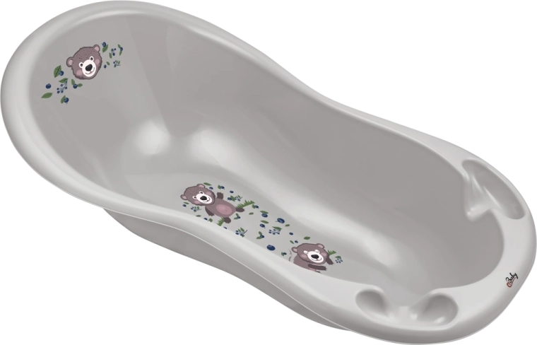 Maltex detská vanička The Nature Buddies 100 cm medveď – sivá