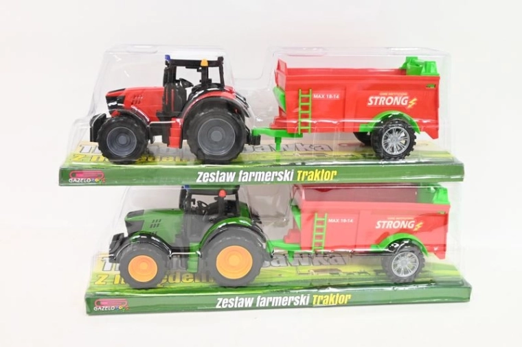 Traktor s poľnohospodárskym strojom – sada